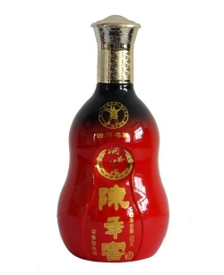 偃师喷釉烤花瓶仿陶酒瓶