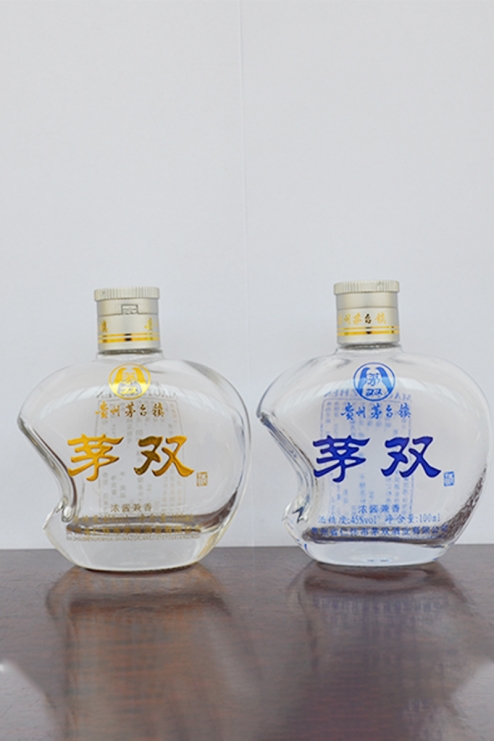 烤花白玻璃瓶生产