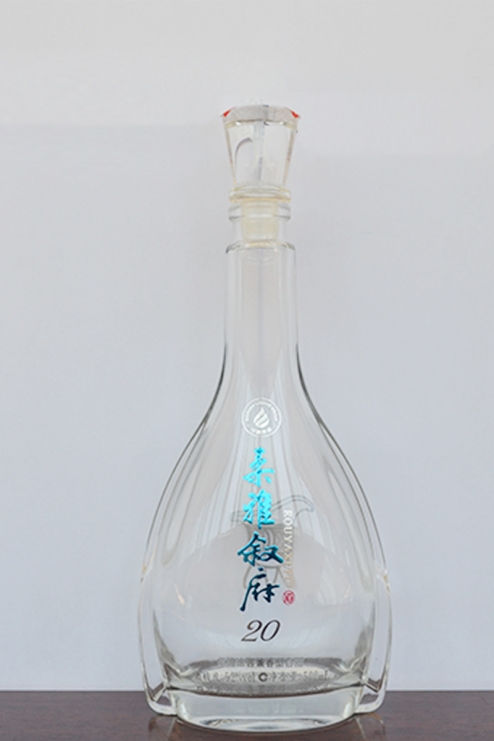 烤花白玻璃瓶制造