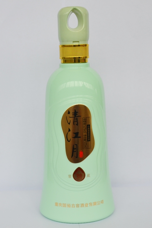 聊城喷釉烤花玻璃瓶